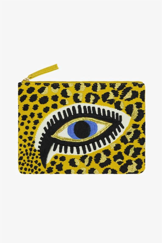 Inoui Editions - Women's Brodee Leopard Eyes Pouch