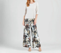 Clara Sun Woo - Gauze Knit Palazzo Wide Leg Pant