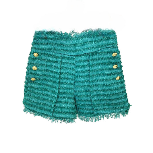 Allara - Nevaeh Tweed High Waisted Shorts