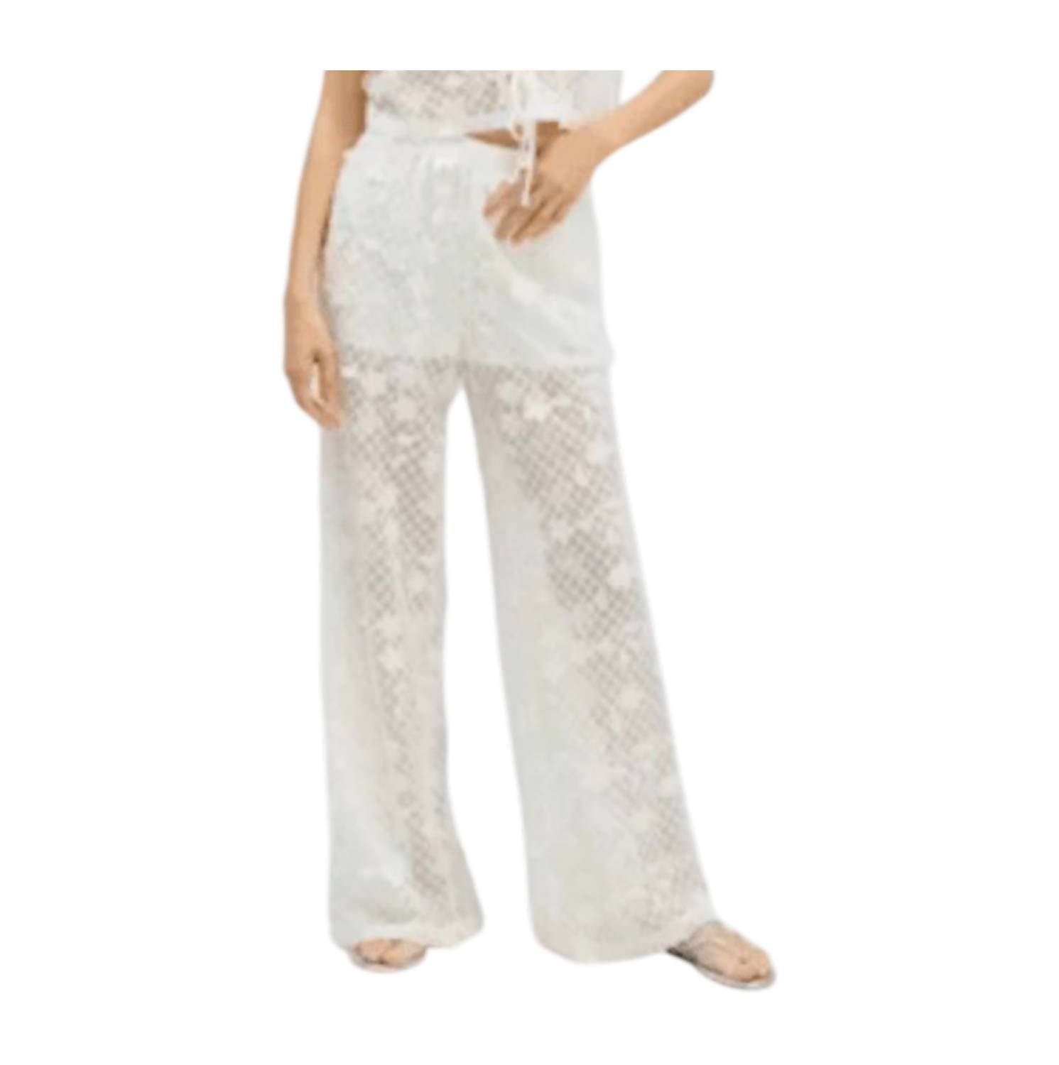 ALLISON NEW YORK Rio Pants in white - women's pants - detail view