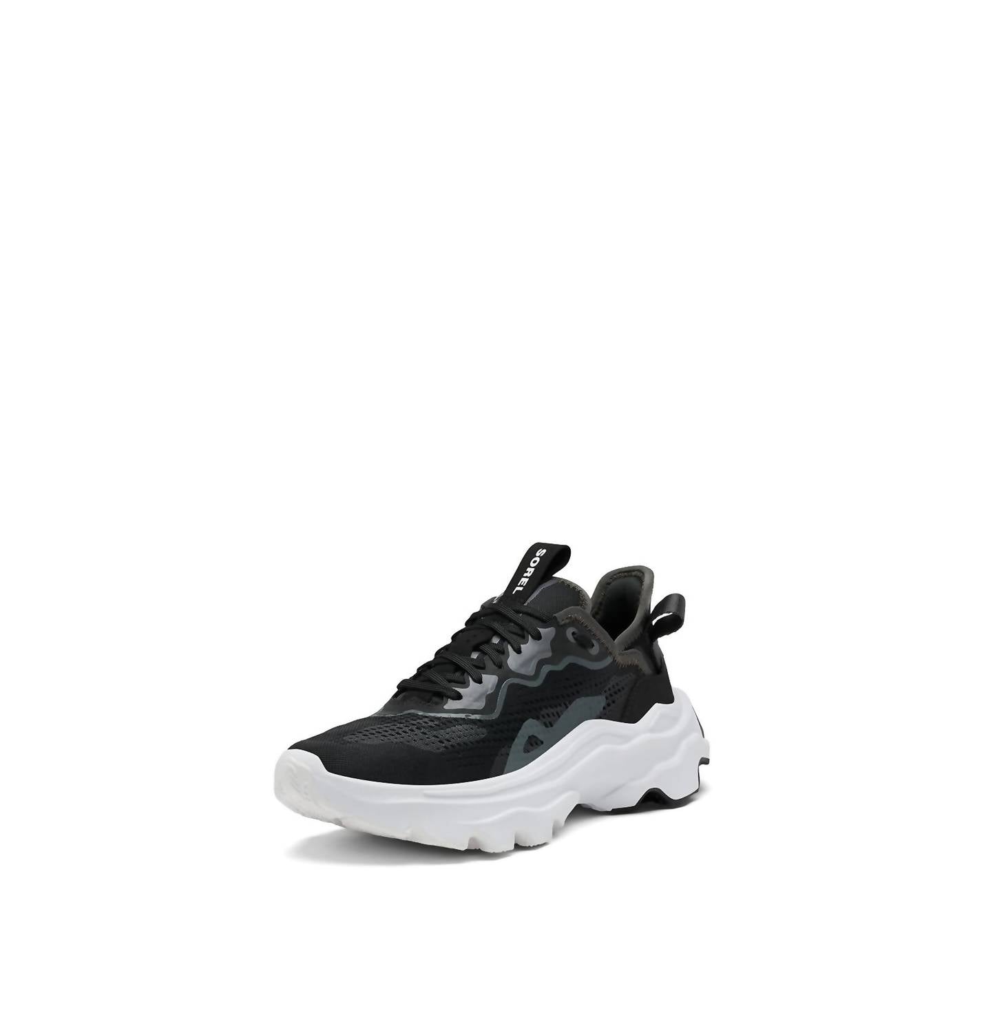 SOREL Women's Kinetic Breakthru Day Lace Shoes in black - women's sneaker