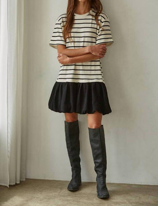 By Together - Striped Bubble Dress
