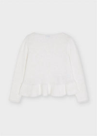 Mayoral Sparkle Cardigan in white - item - alternate view