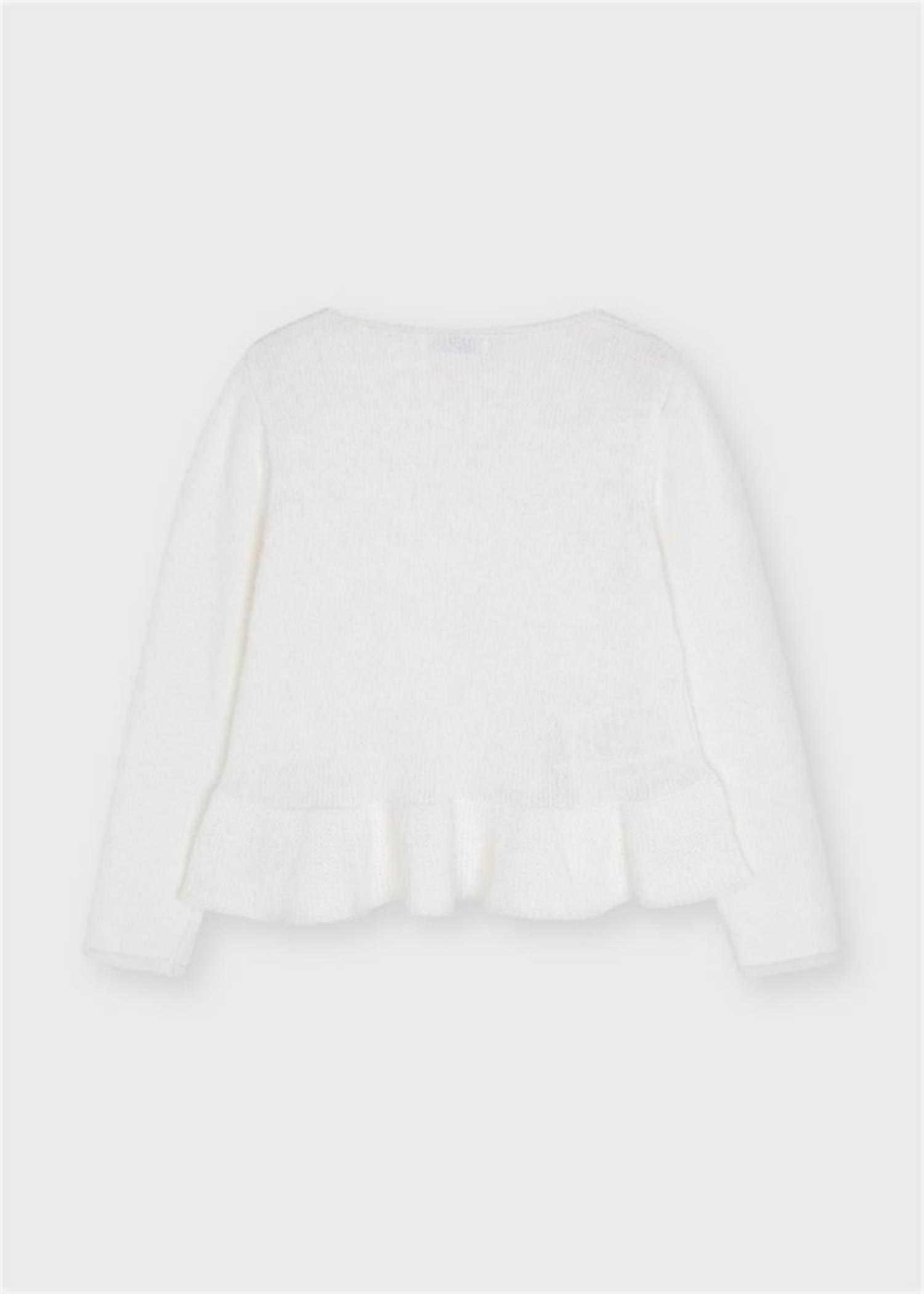 Mayoral Sparkle Cardigan in white - item - alternate view