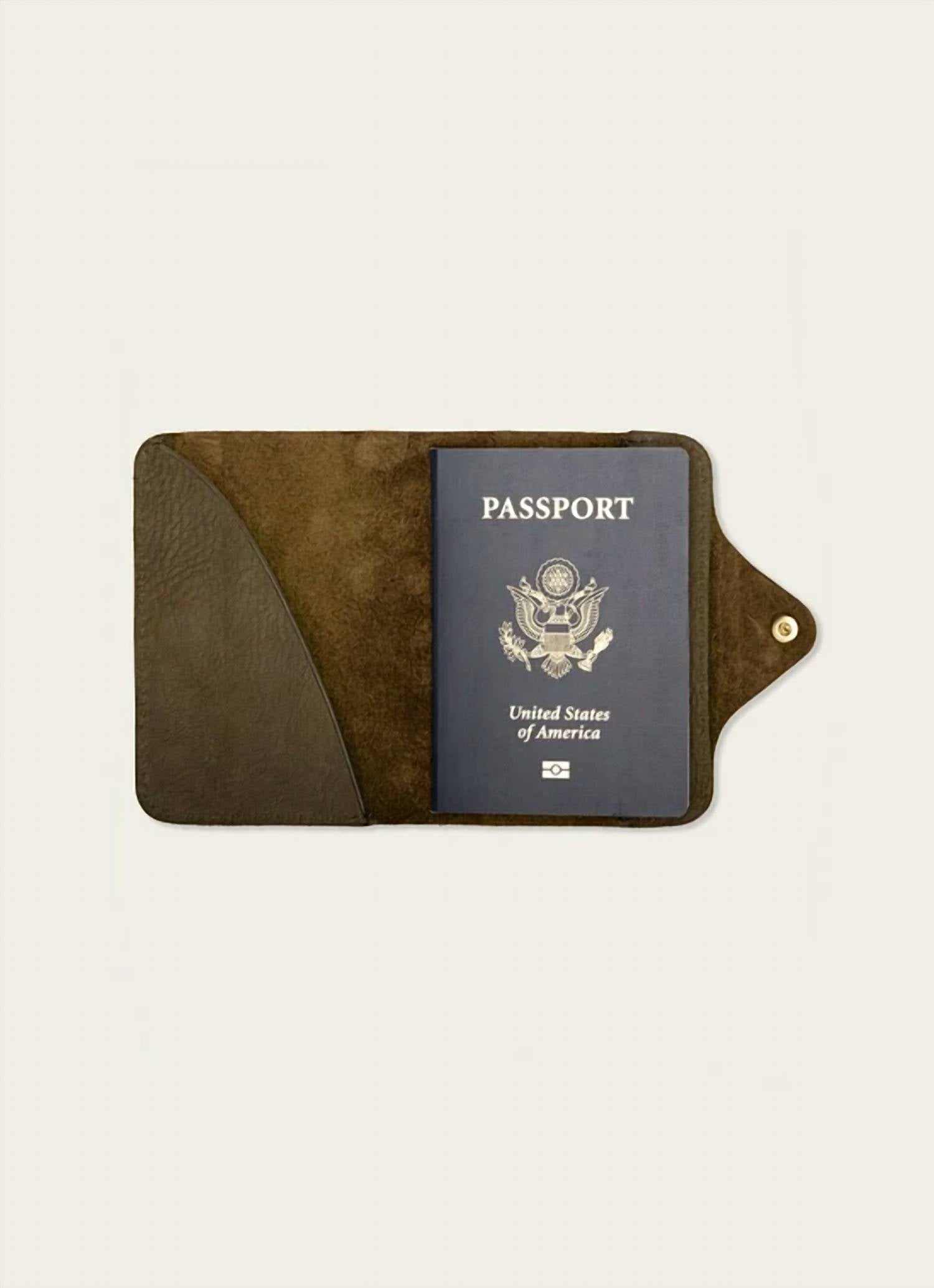 Wp Standard - Unisex Leather Snap Passport Travel Wallet