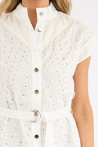 Karina Grimaldi - Aruba Embroidered Dress