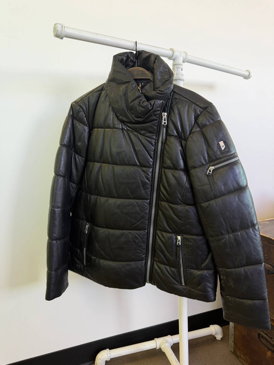 Mauritius - Rena Leather Puffer Jacket