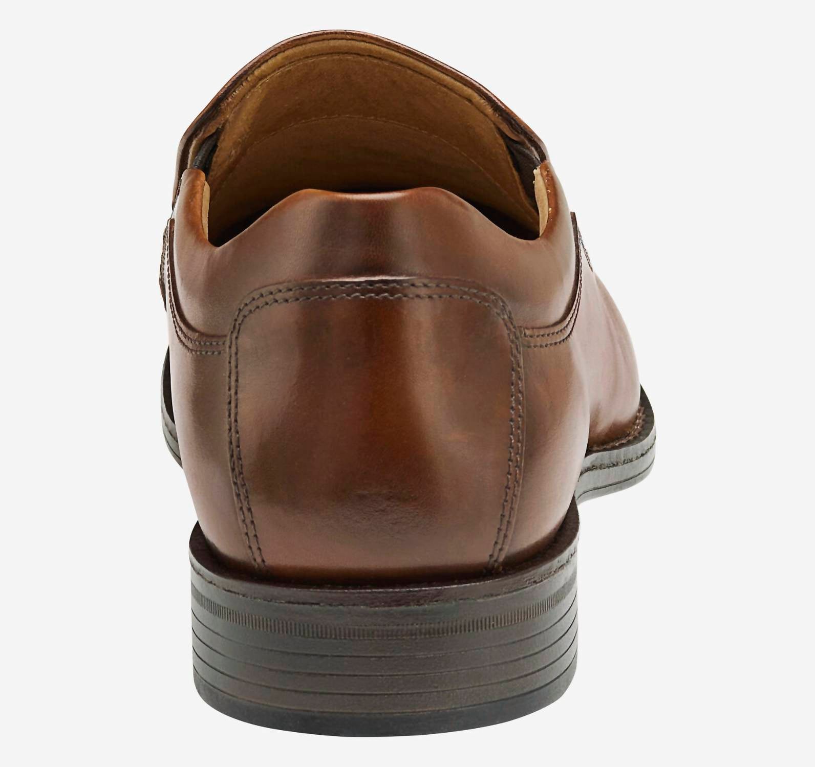 JOHNSTON & MURPHY Men's Lewis Venetian Dress Shoes in tan full grain - men's loafer - alternate view