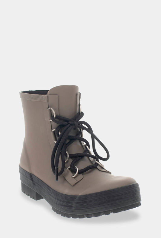 Ava Lace-Up Ankle Rain Boot