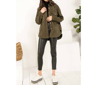 Thml - Suede Button Up Jacket