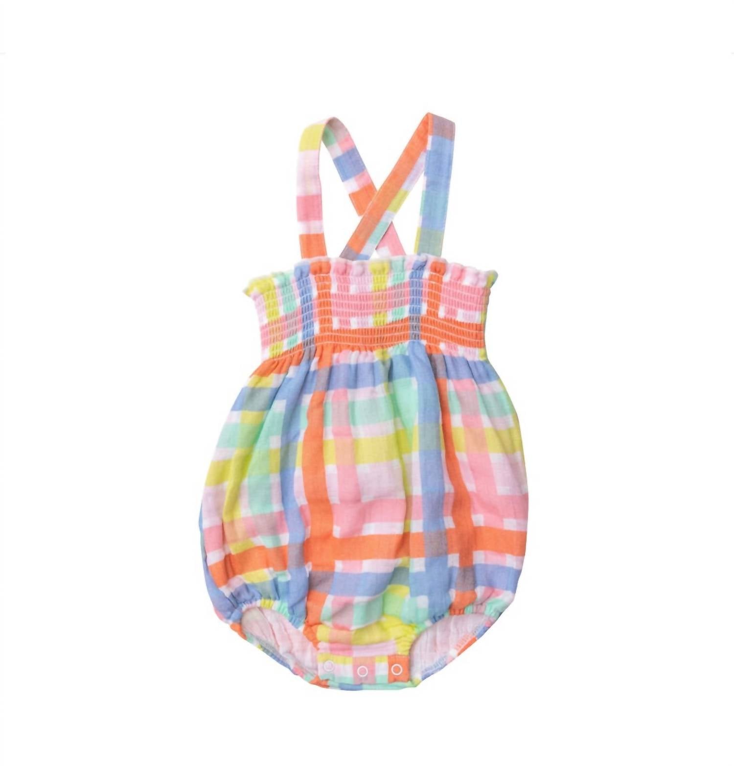 Angel Dear - Baby's Smocked Sunsuit