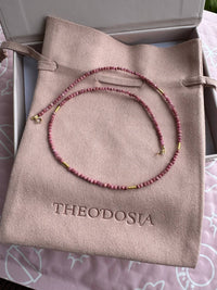 Theodosia - Women's Delicate Five Bar Necklace