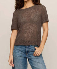 Z Supply - Waverton Crochet Sweater Tee