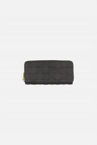 Dragon Diffusion Women's Check Zip Around Wallet in black - women's bag
