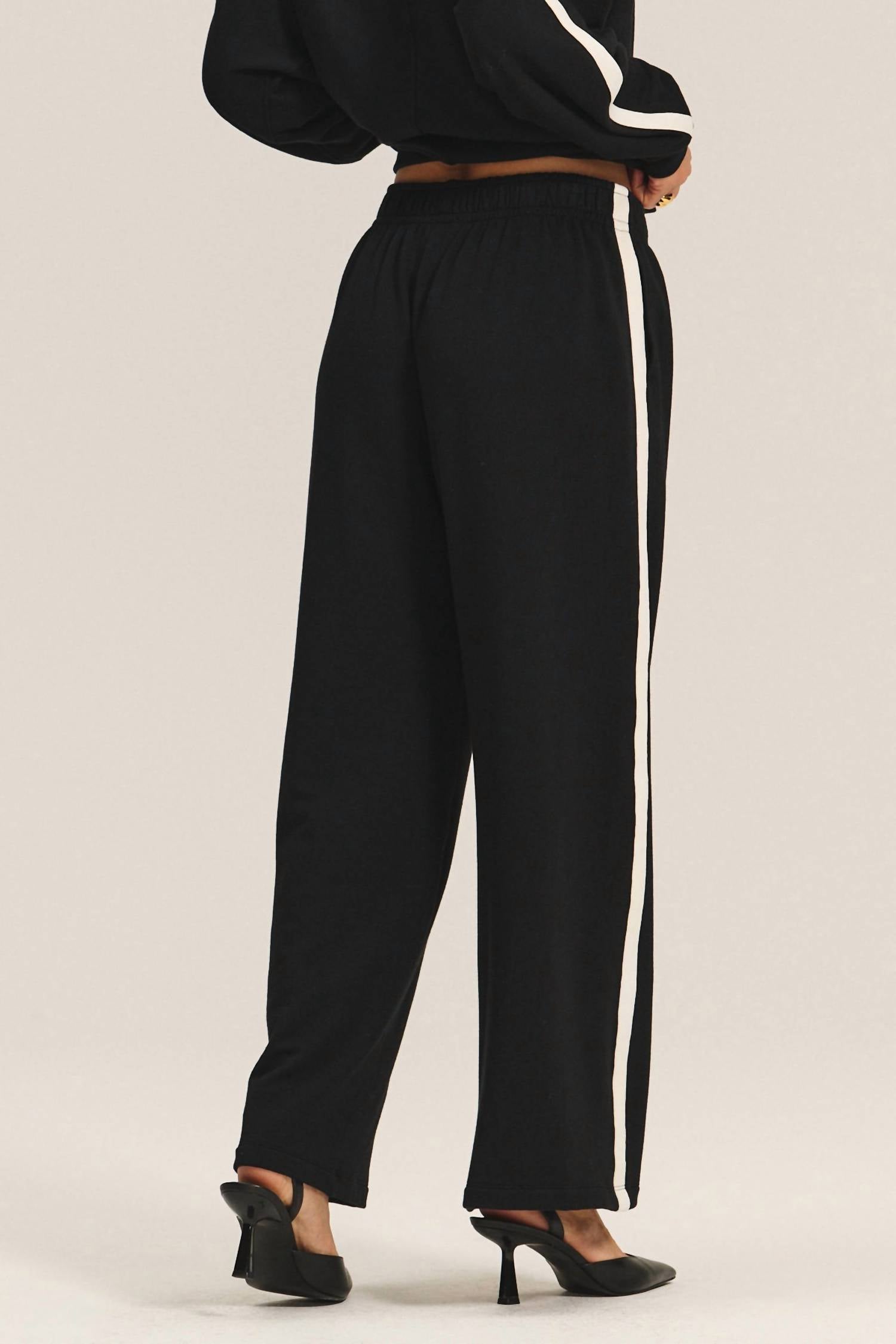 Velvet By Graham & Spencer - Gigi Lush Fleece Modal Blend Wide Leg Pant