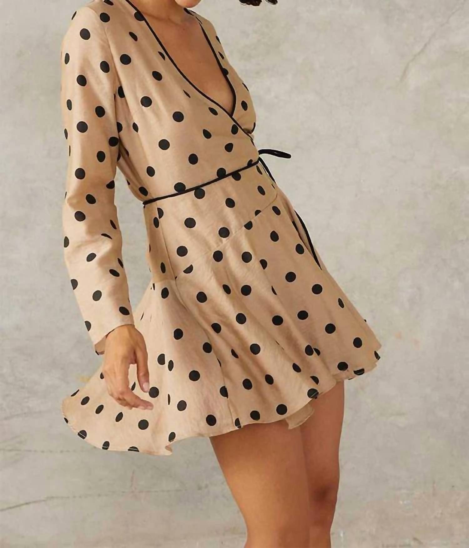 Mon Renn - Lucinda Mini Wrap Dress