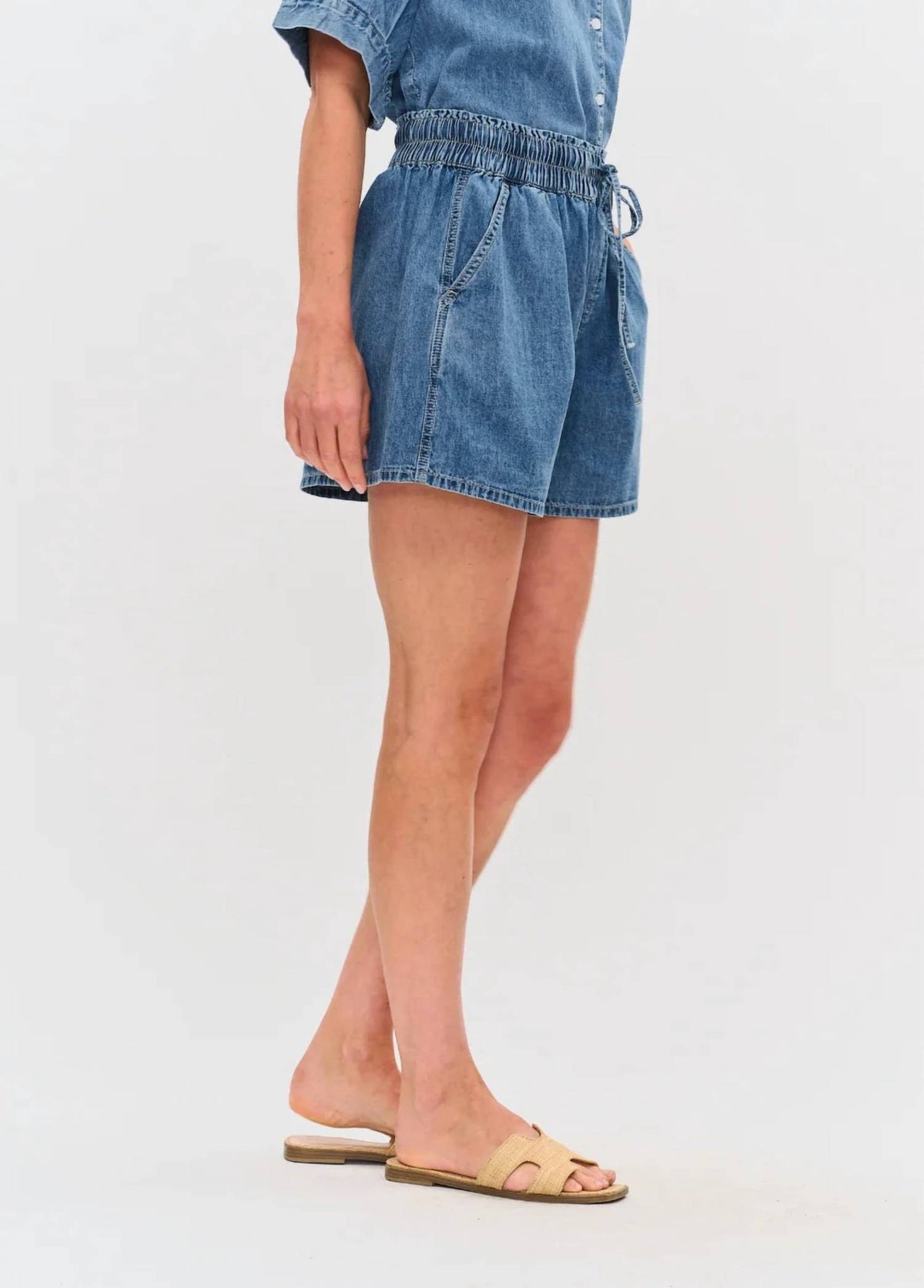 Six/Fifty - Emma Denim Elastic Waist Short