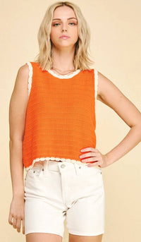 Pinch - Sleeveless Knit Top
