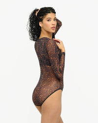 Cosabella - Printed Long Sleeve Bodysuit