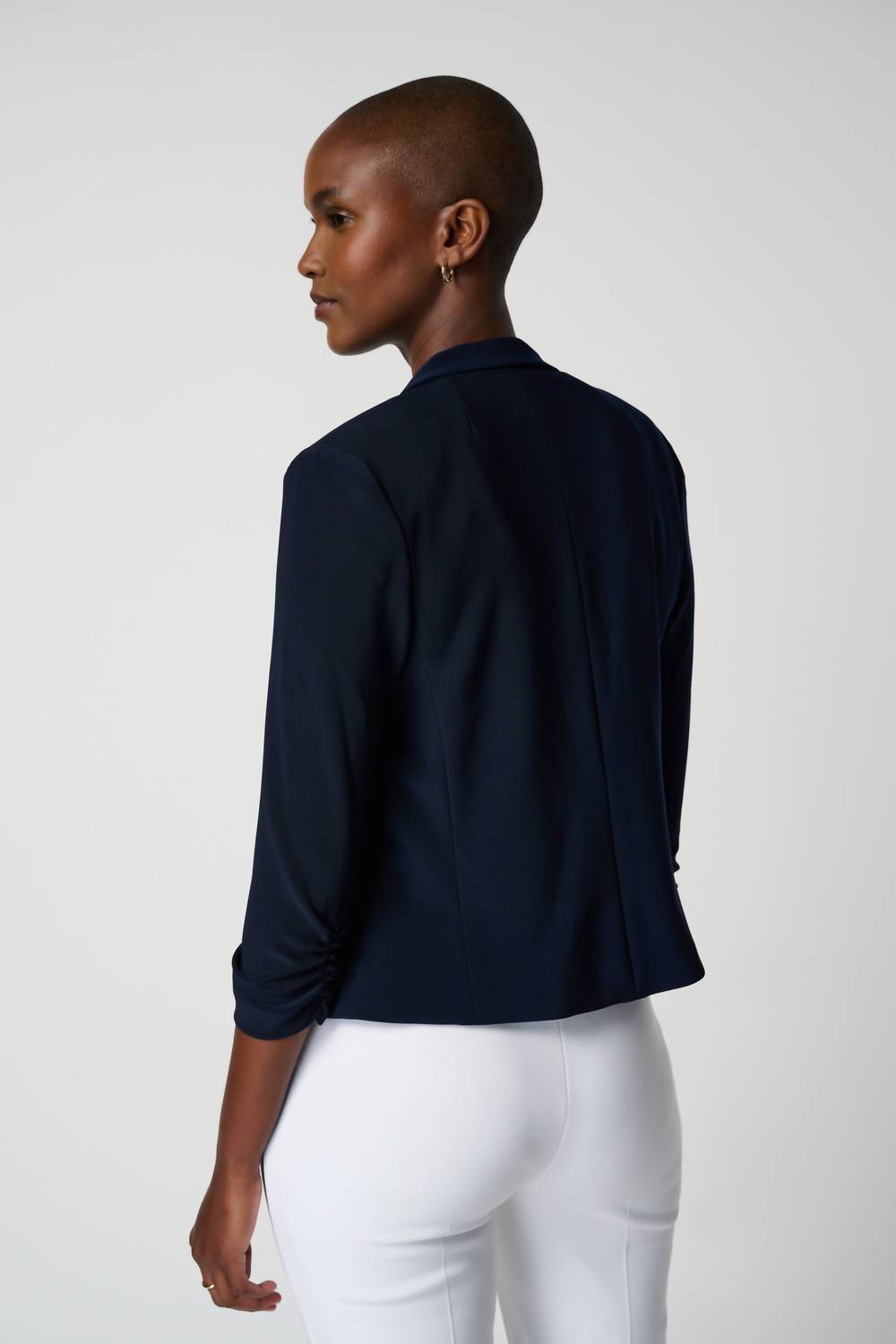 Joseph Ribkoff - Women's Rushed Sleeve Blazer