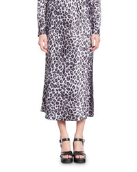 The Kooples - Midi Silk Skirt