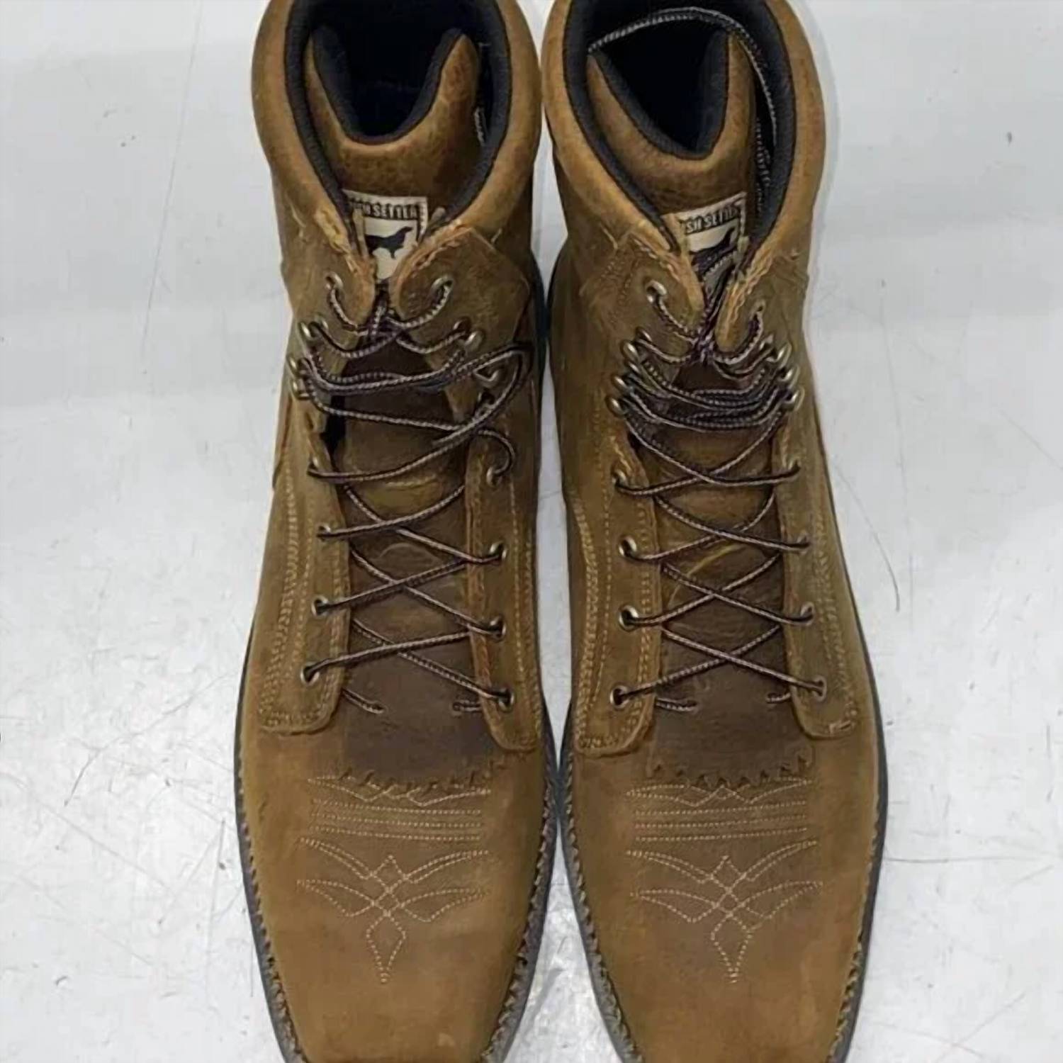 Irish Setter Boots Men's Marshall 9" Waterproof Steel Safety Toe Work Boots in brown - men's boots - view 6