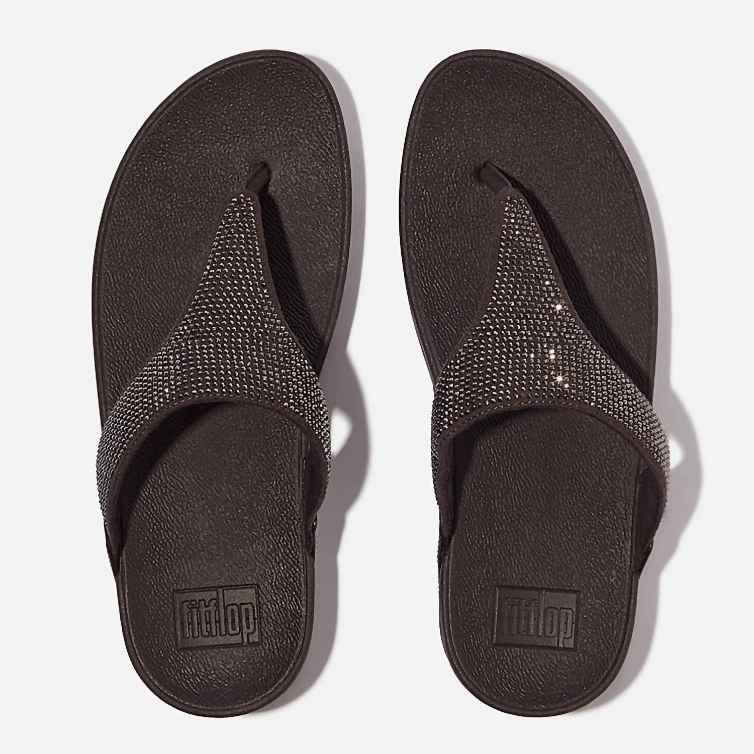 Fitflop - Women's Lulu Crystal Toe-post Sandals