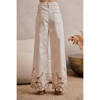 So Me - Floral Embroidery Pant