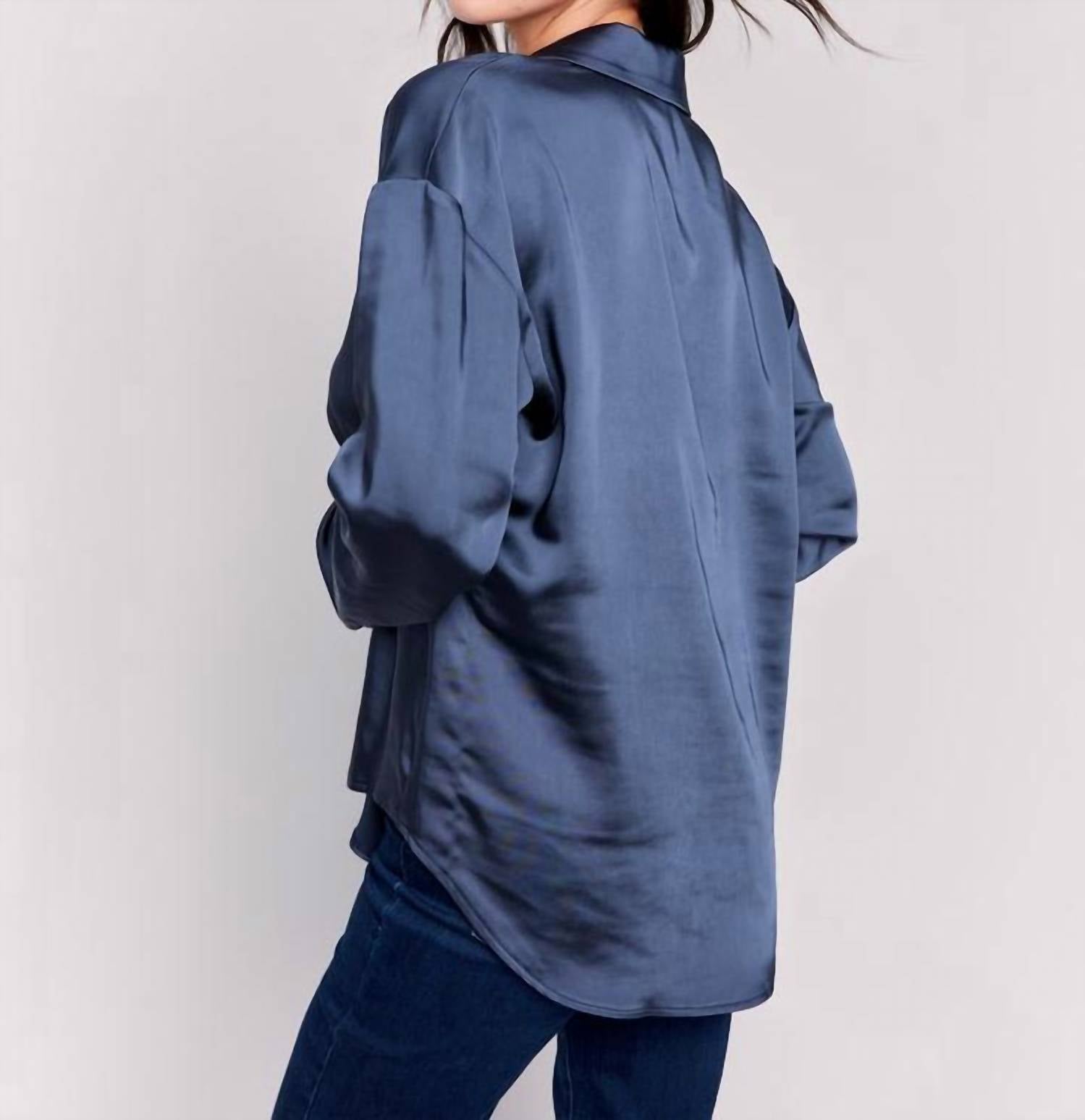Charlie B - Solid Satin Shirt