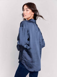 Charlie B - Solid Satin Shirt