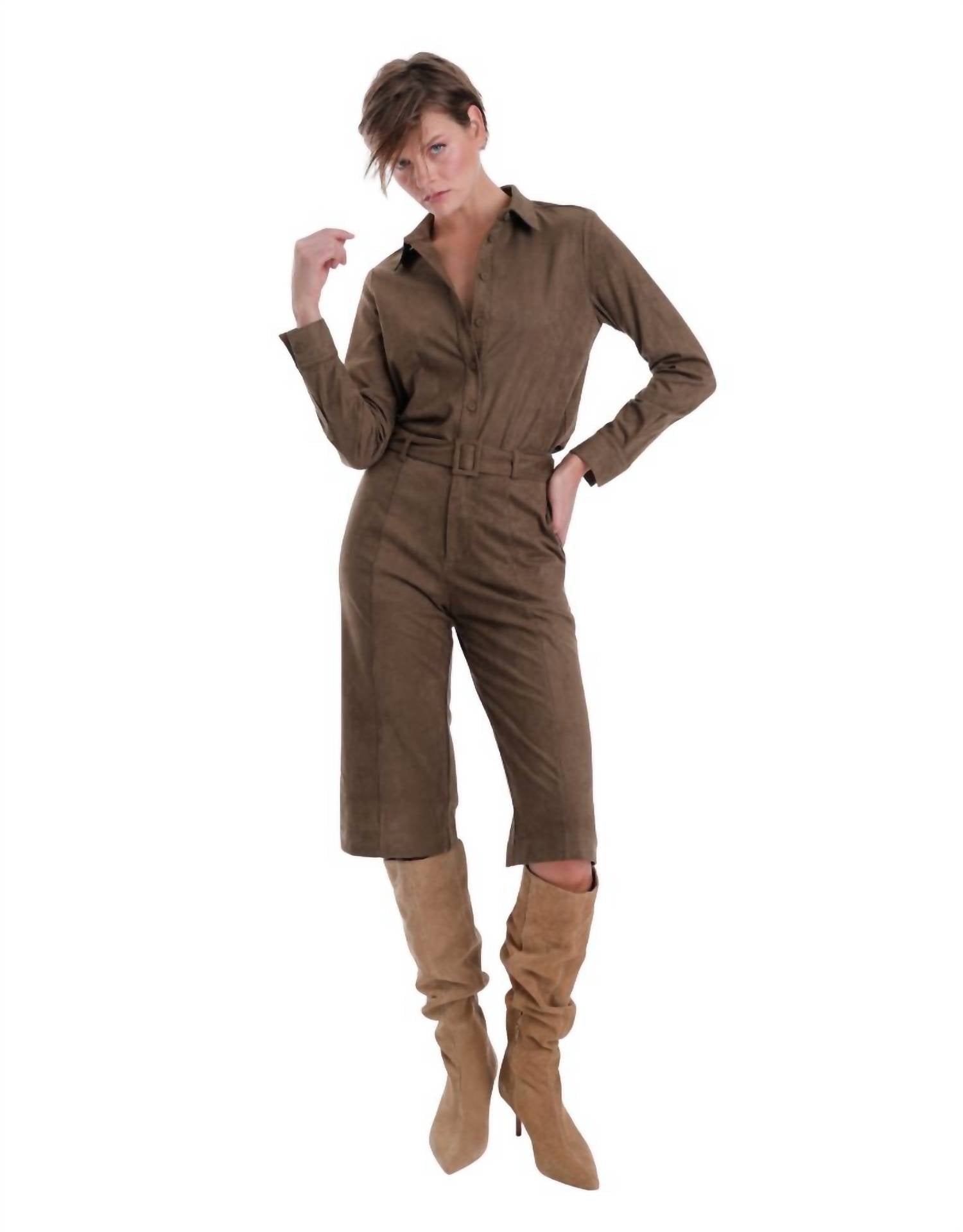 Karina Grimaldi - Veronica Suede Blouse
