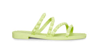 STEVE MADDEN Women's Skyler Strappy Slide Sandal in lime - women's sandal