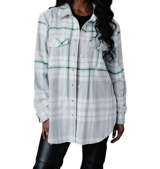 Panache Apparel - Plaid Flannel Jacket