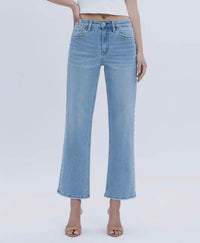 Vervet By Flying Monkey - High Rise Ankle Slim Wide Leg Jeans