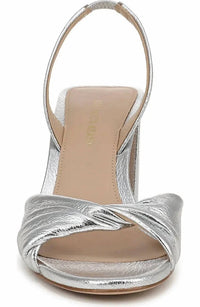 Veronica Beard - Women's Tullia Metallic Leather Slingback Sandal