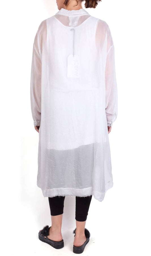 Baci - Raw Edge Shirt Dress