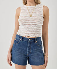 ROLLA'S Lou High Rise Shorts in paris blue - women's shorts