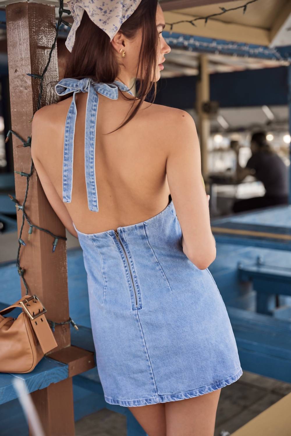 Free People - Trevi Denim Mini Dress