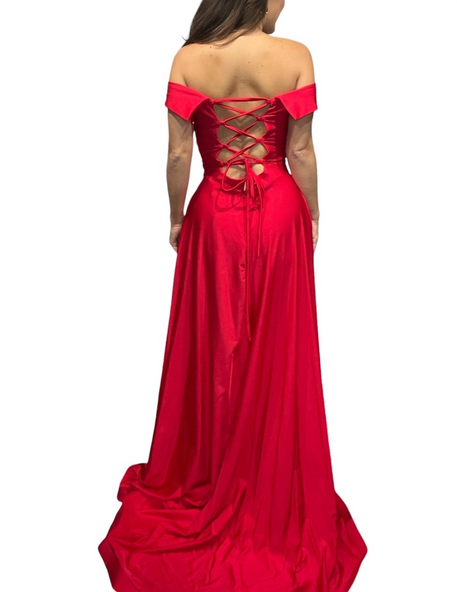 Jessica Angel - A-LINE OFF THE SHOULDER GOWN