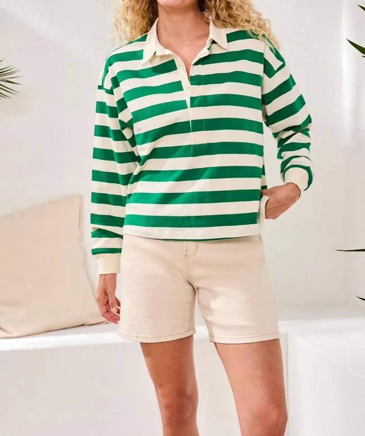 Tribal - Rugby Polo Top