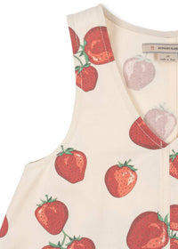 Konges Sløjd - Girl's Strawberry Sleeveless Organic Cotton Dress