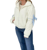 Pretty Garbage - Bow Puffer Jacket