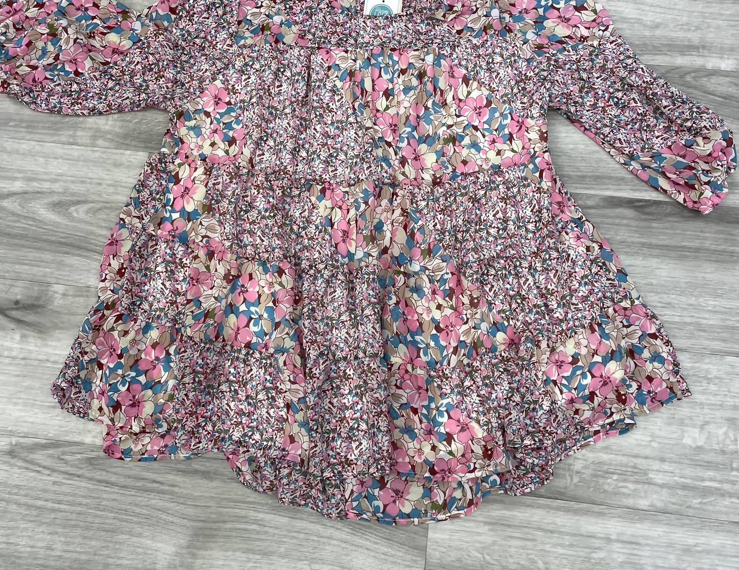 Jodifl - Women's Print Bubble Sleeve Top