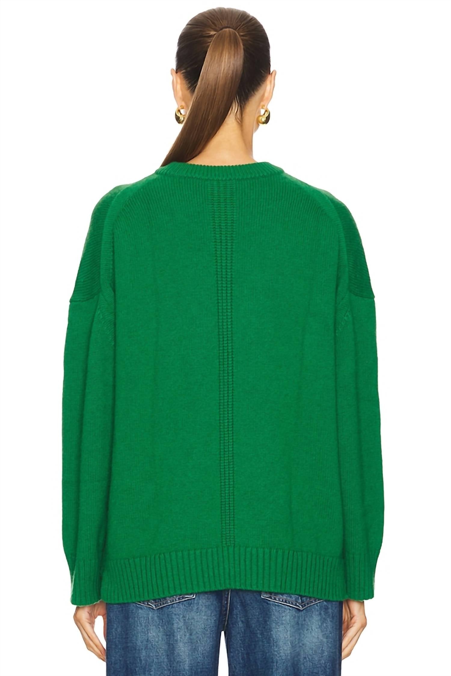 A.L.C. Ayden Sweater in moss - women's sweater - alternate view