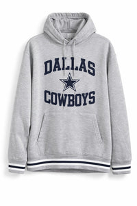 Ultra Game Men's Nfl Dallas Cowboys Big Logo Super Soft Hoodie Sweatshirt in athletic gray - men's shirt