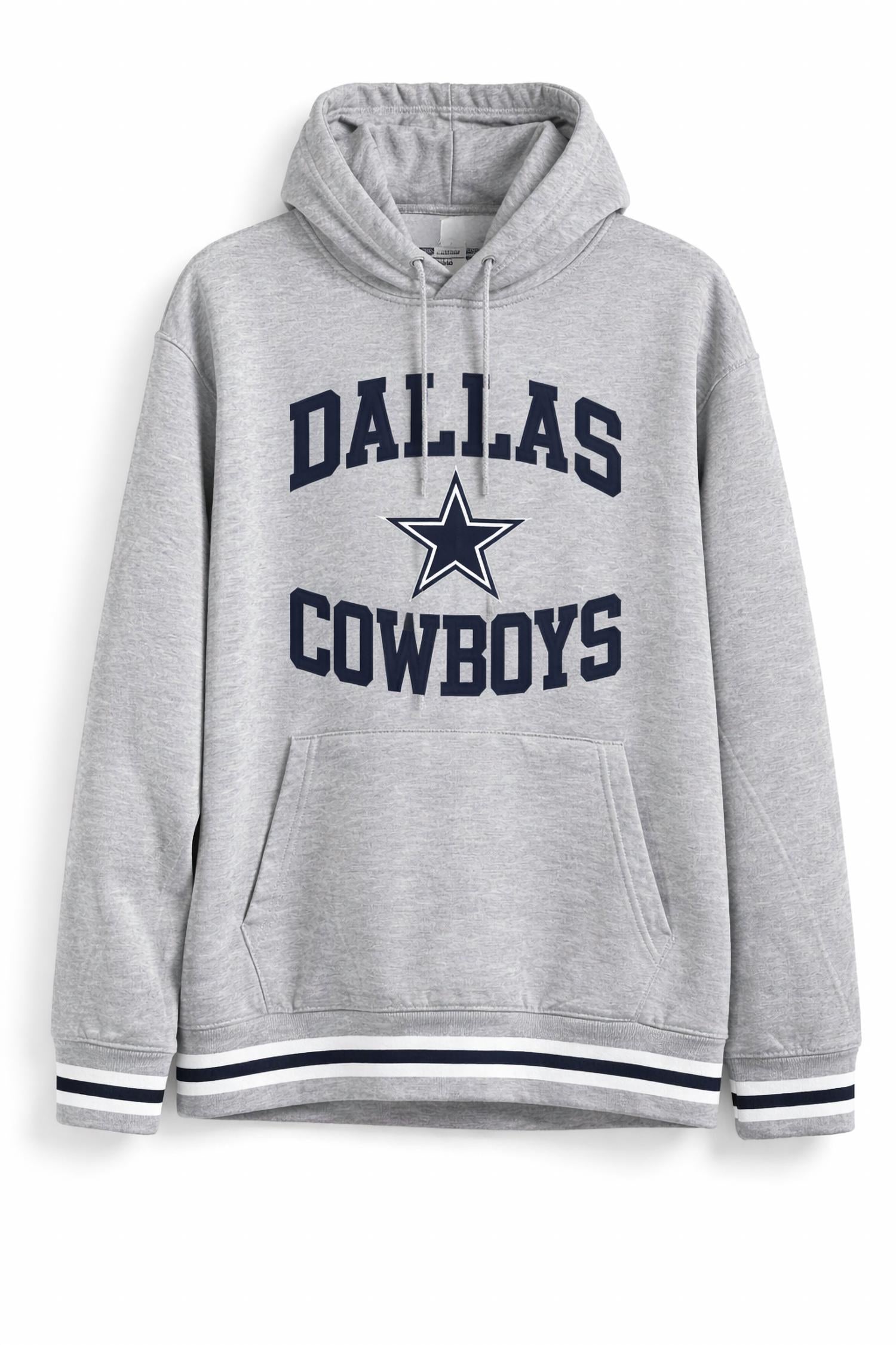 Ultra Game Men's Nfl Dallas Cowboys Big Logo Super Soft Hoodie Sweatshirt in athletic gray - men's shirt