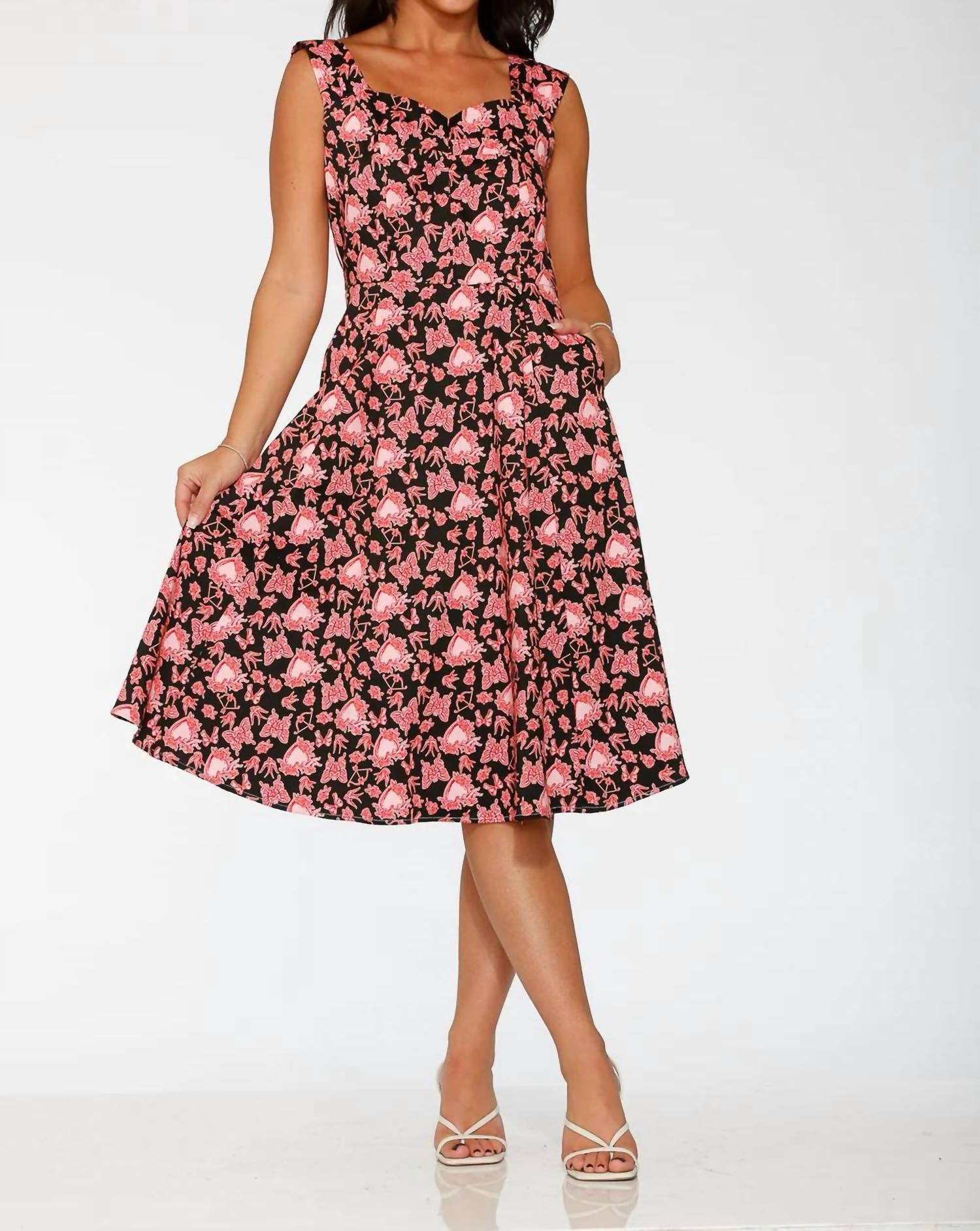 Orchid Bloom - Heart Angel Swing Dress