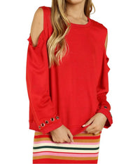 Honey Punch - Distressed Grommet Top
