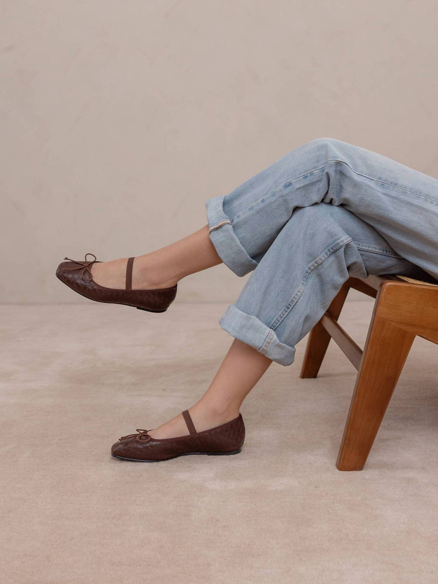 Oasis Society - Women's Logan Woven Ballet Fall Flat