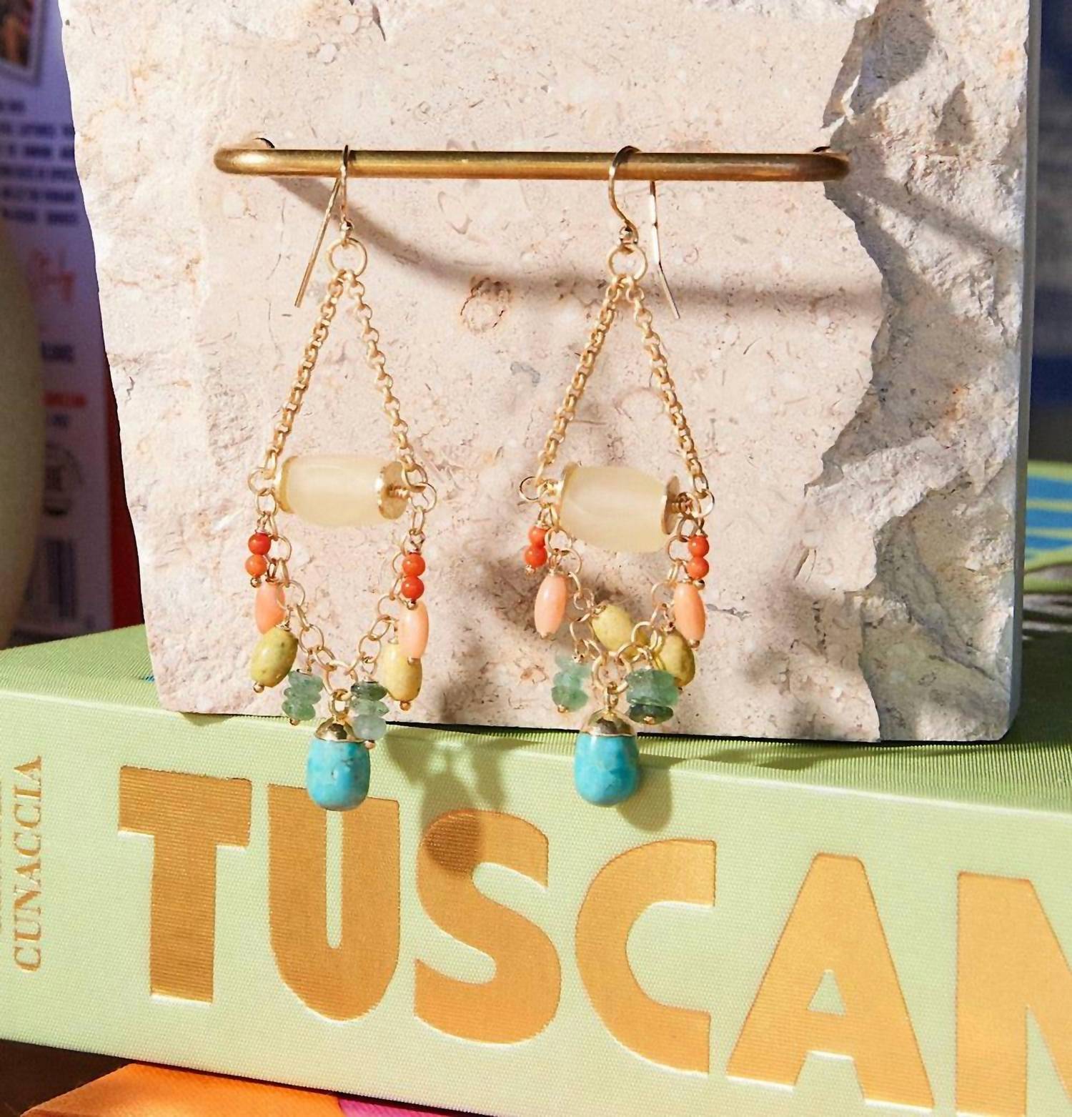 Anne Vaughan - Women's Charm Cluster Earrings
